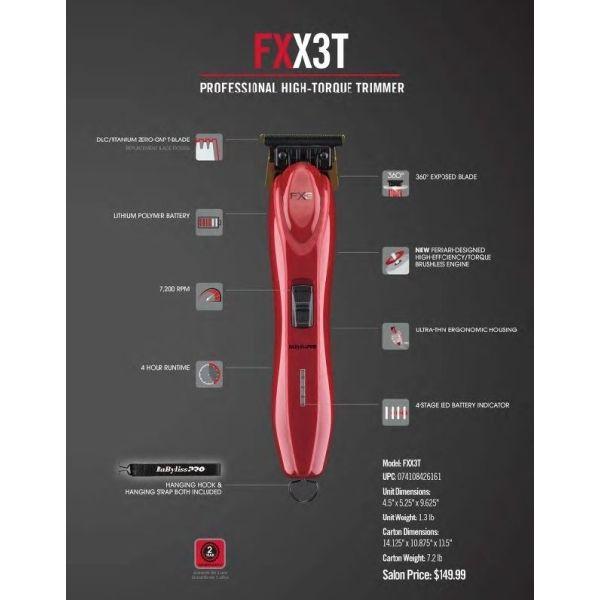 BaByliss PRO FX3 Cordless Trimmer - Palms Fashion Inc.