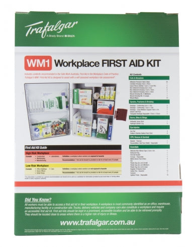 Brady Occupation Wall Mounted Workplace First Aid Kit