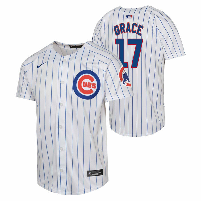 Chicago Cubs Mark Grace Youth Nike Home Home Run Jersey With Authentic Lettering