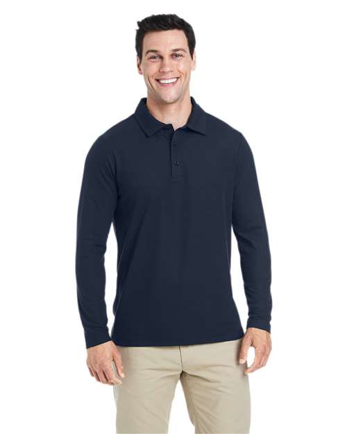 CORE365 CE112L - Men's Fusion ChromaSoft™ Long Sleeve Pique Polo