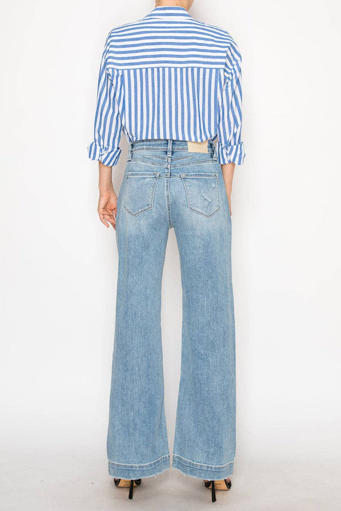 Corset Ultra High Rise Modern Wide Jeans … PREMIUM