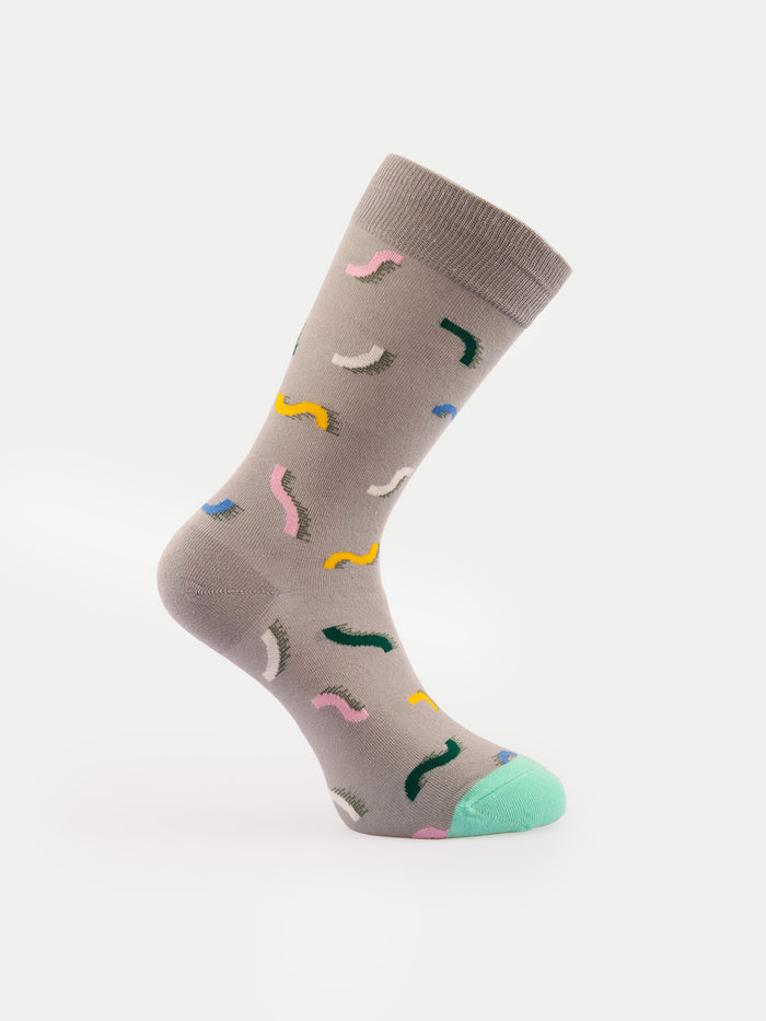 Cosmic Crew Socks | Confetti-Image 2
