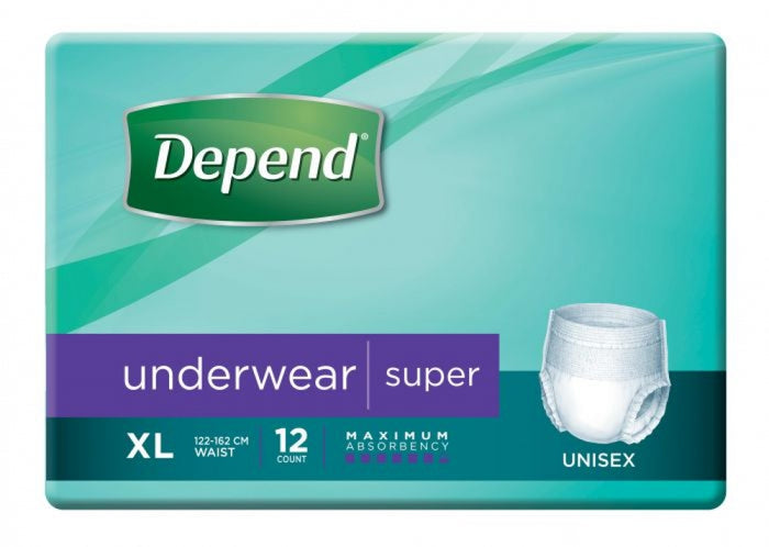 Depend Super Underwear Unisex XL
