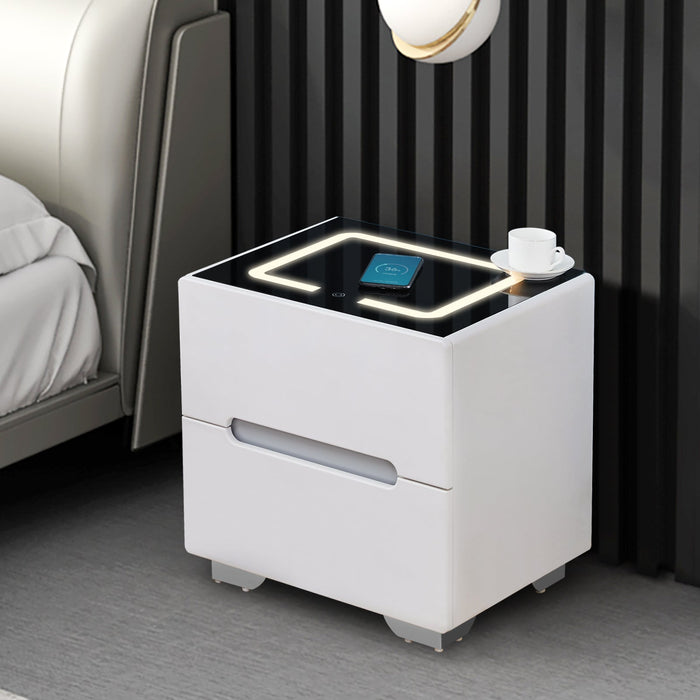Black & White / 2 Drawers / 1 Piece