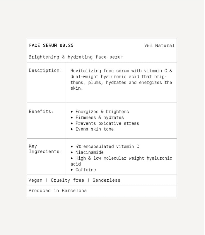 Face Serum 00.25