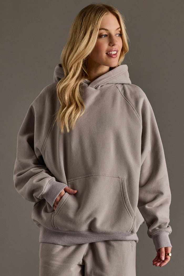 Gray Panache Hooded Sweatshirt