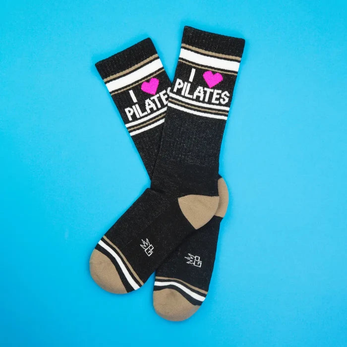 I ❤️ Pilates Gym Crew Socks
