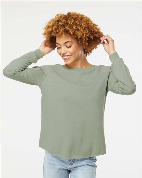 Independent Trading Co. PRM2000 - Women's California Wave Wash Crewneck Sweatshirt