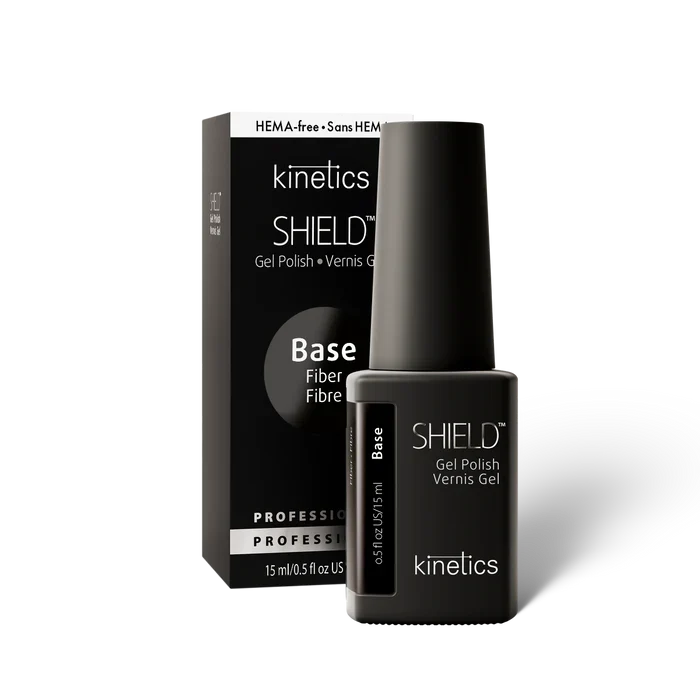 Kinetics Shield Fiber Base Clear Gel Polish, 15 ml