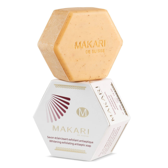 MAKARI DE SUISSE - Brightening EXFOLIATING ANTISEPTIC SOAP - ShanShar Beauty : The world of beauty.