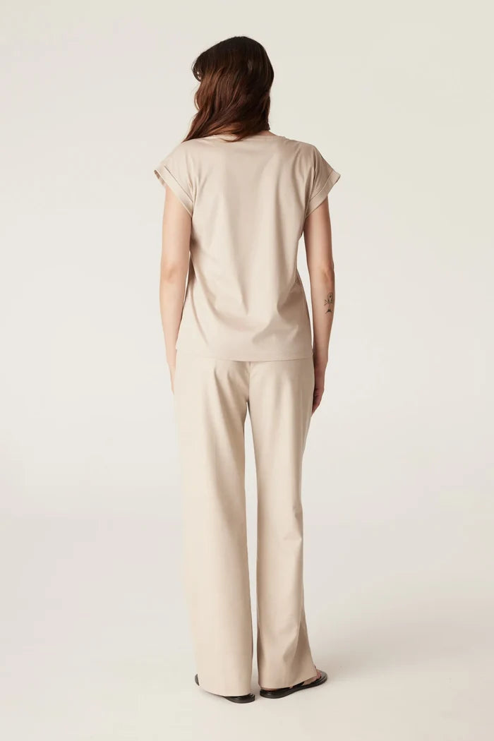 PIMA TEE | Stone - Darling & Domain