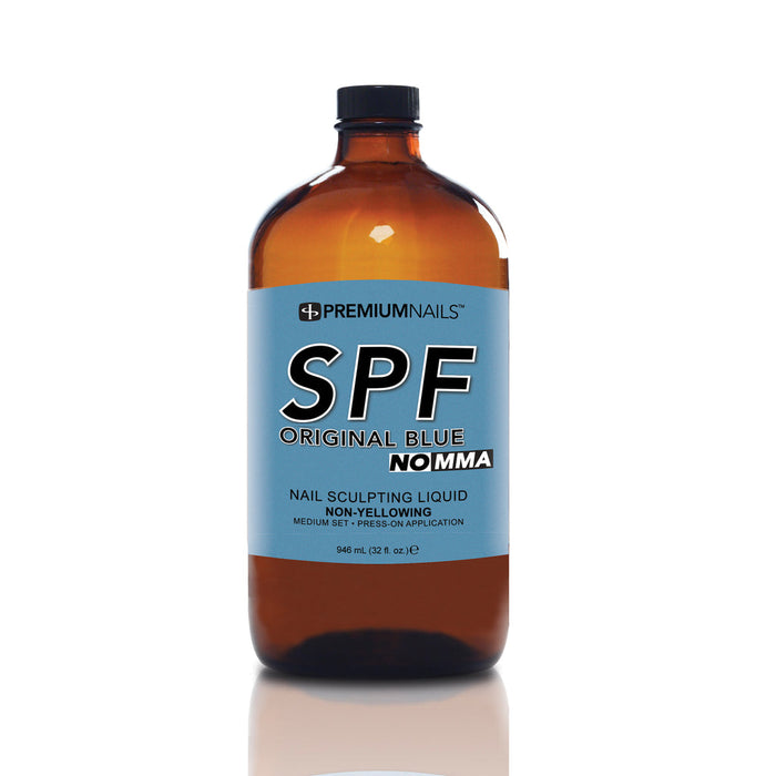 Premiumnails Elite - Solar SPF Original Blue Nail Sculpting Liquid Non-Yellowing - 32 fl. oz