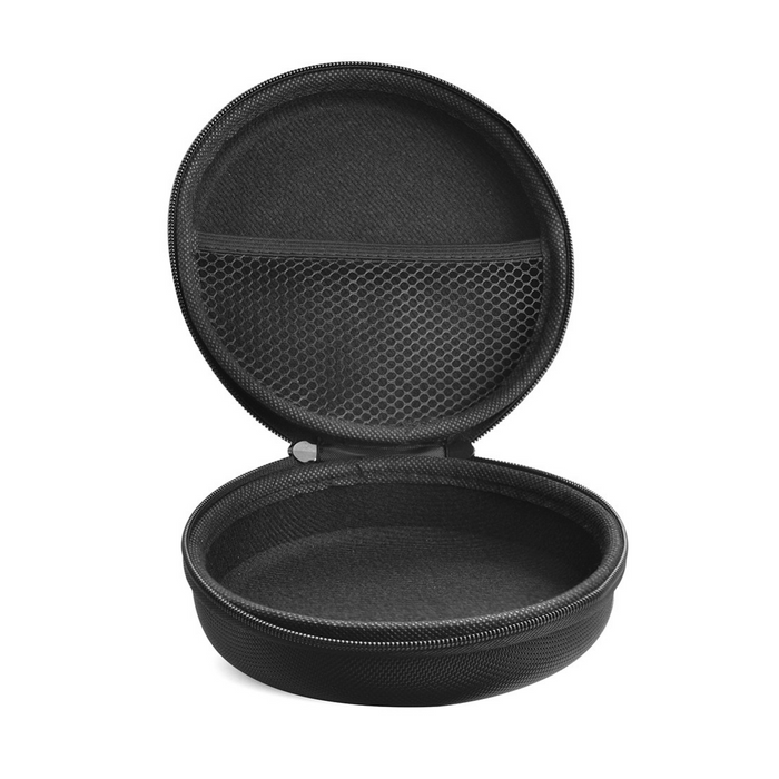 PuffCuff Round Hardcover Carry Case – Protective Travel Case for Hair Clamps