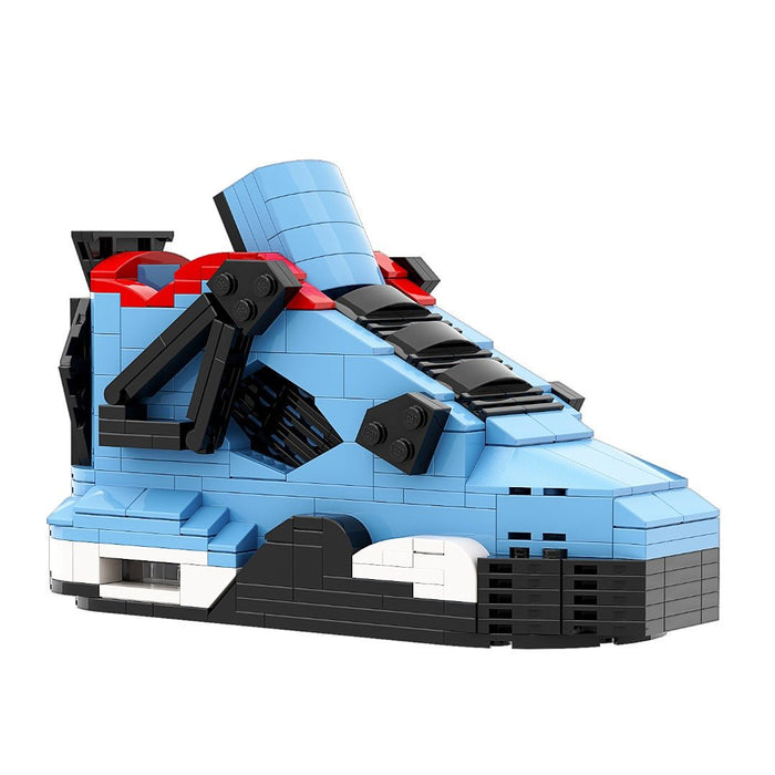 #sneaker bricks# - #hypebrickz# - #sneakergifts# - Custom Nike Air Jordan 4 Travis Scott Sneaker LEGO Style