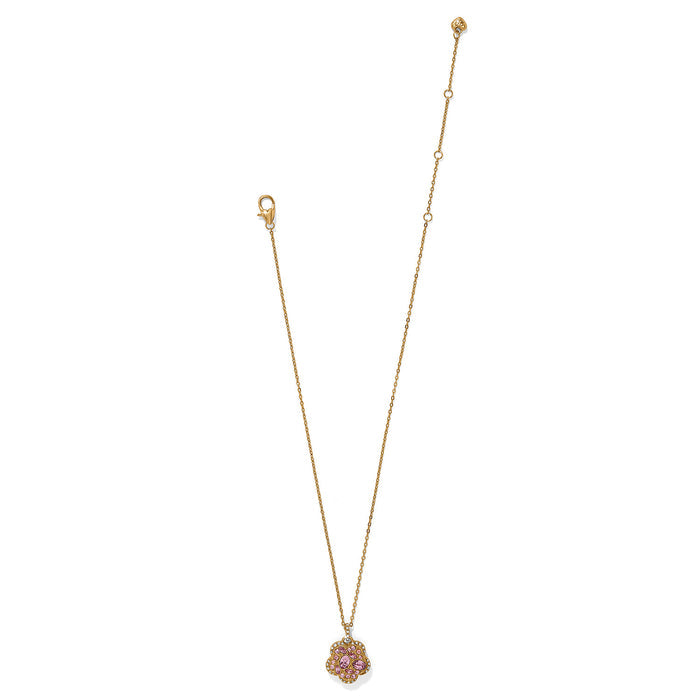 Trust Your Journey Flower Necklace