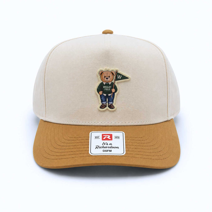 Wrigley Field Richardson Teddy Bear Cream Caramel 5 Panel Adjustable Cap