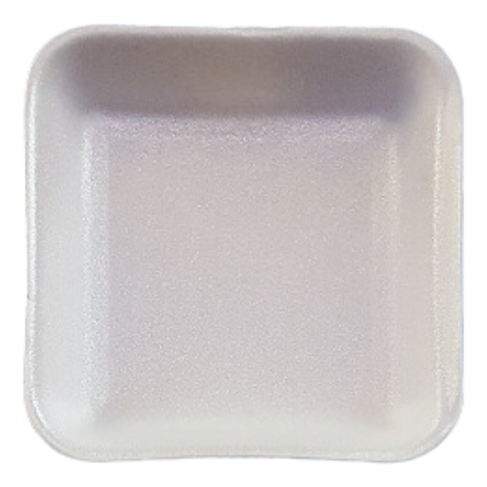 14 White Foam Trays