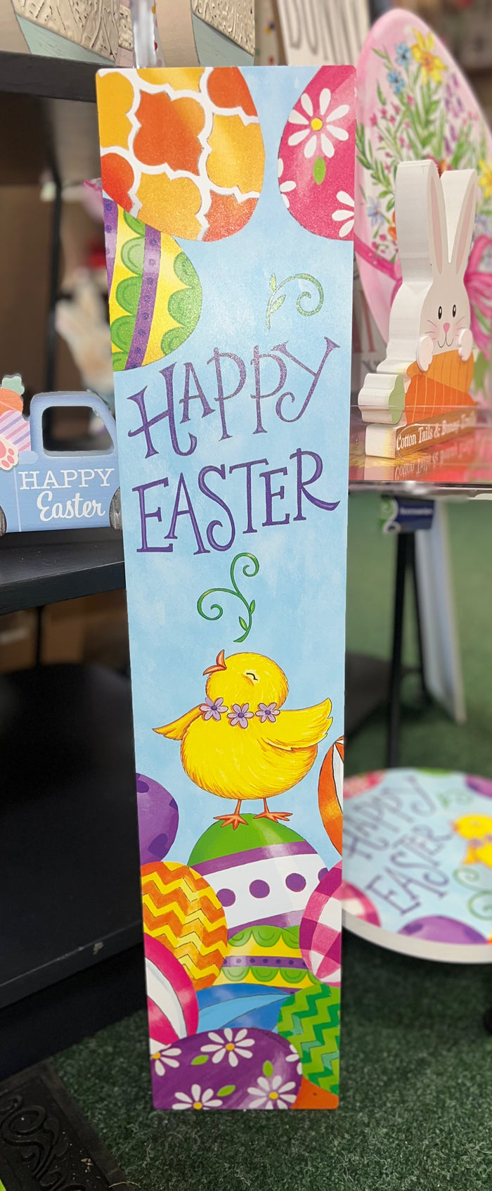 Easter Chick Tall Sign