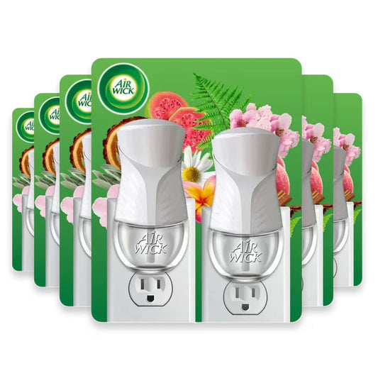 Air Wick Scented Oil Warmer Plug-In Gadget – 2 ct - 6 Pack