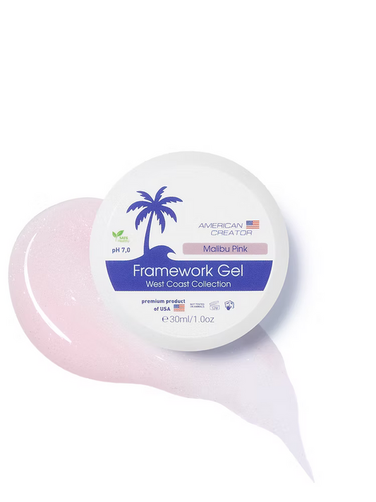 American Creator Framework Gel Builder - MALIBU PINK, 30 ml