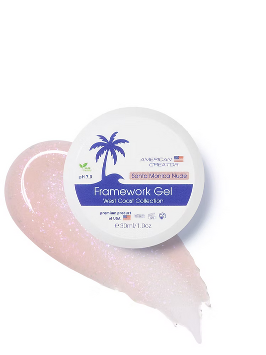 American Creator Framework Gel Builder - SANTA MONICA NUDE, 30 ml