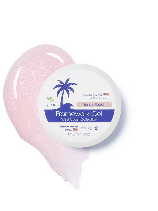 American Creator Framework Gel Builder - SUNSET PEACH, 30 ml