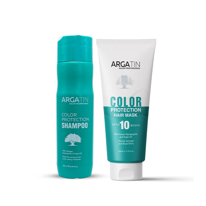 Argatin Color protection shampoo & Color protection mask-pack of 2