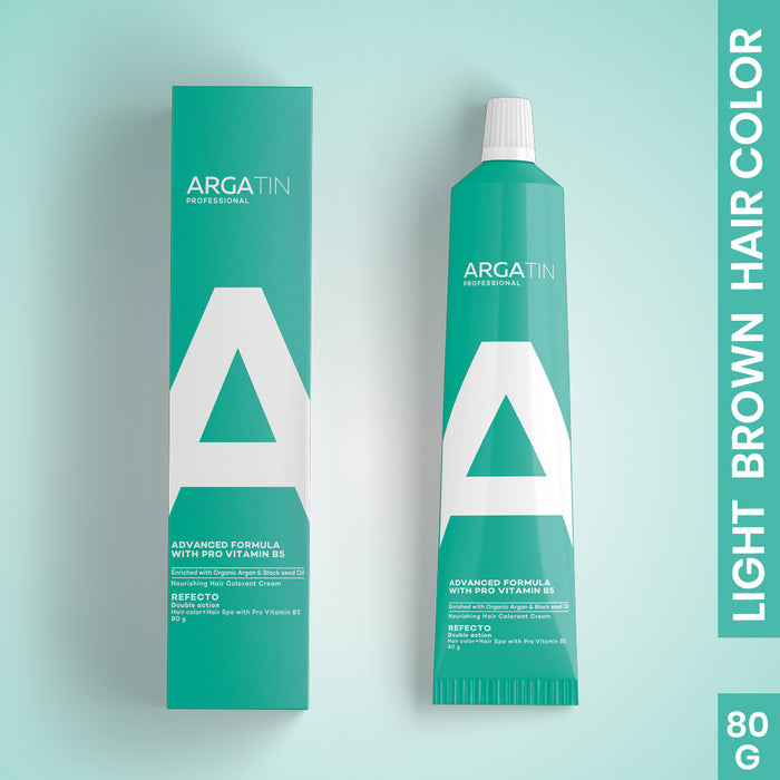Argatin Professional "Developer 6% 20 Volume" Refecto & light brown refcto color tube