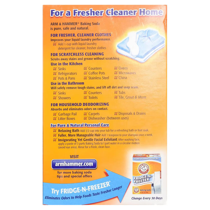 ARM & HAMMER Pure Baking Soda - 4 lb - 6 Pack
