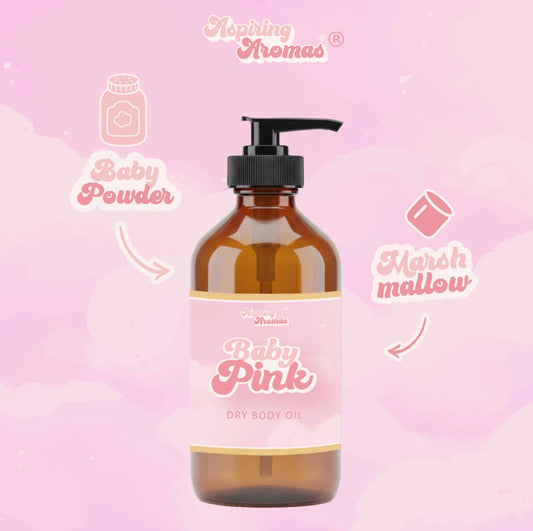 Baby Pink Dry Body Oil - Aspiring Aromas