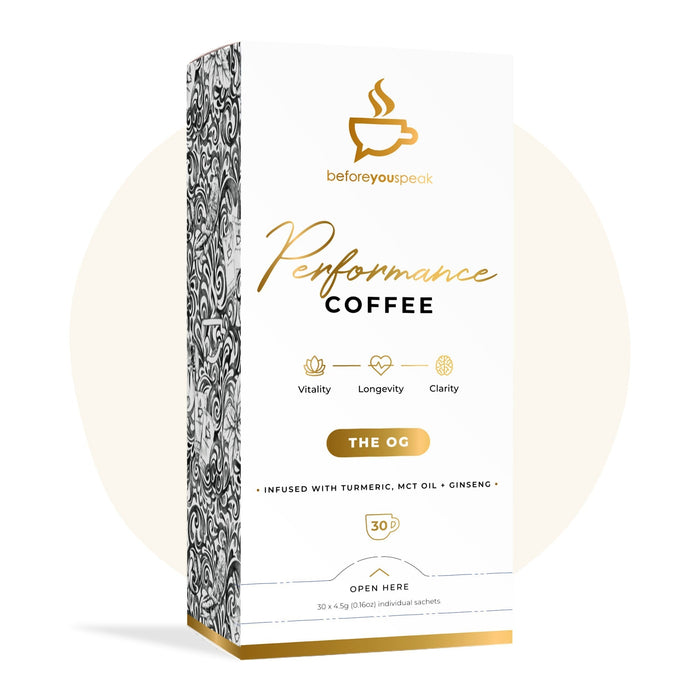 BEFORE YOU SPEAK Coffee BEFORE YOU SPEAK High Performance Coffee Original (The OG)