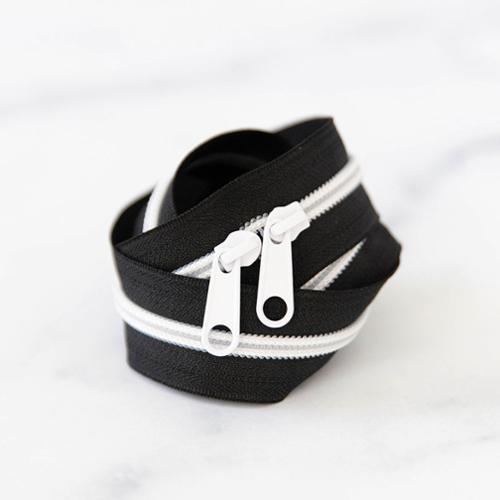 Black & White Zippers