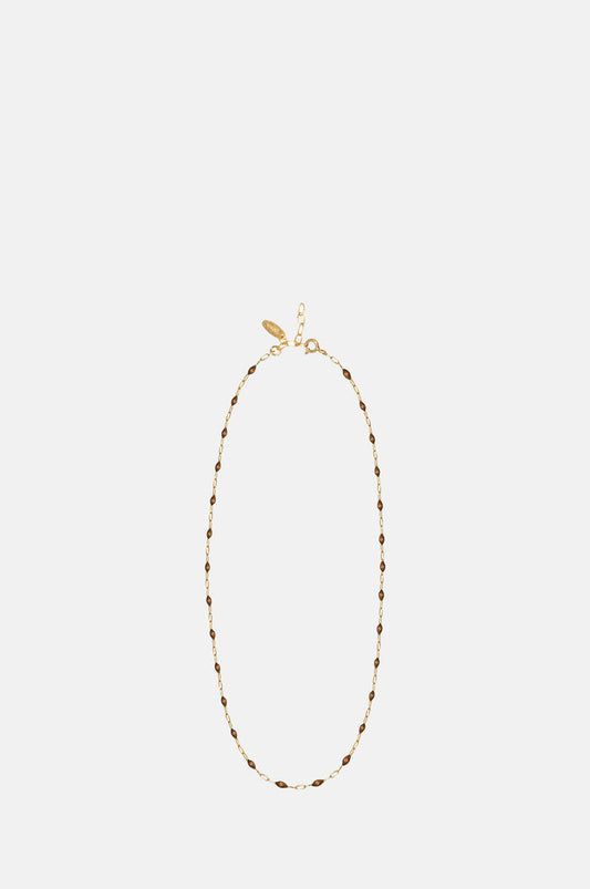 Hermina Athens Bronze Enamel Chain 50cm.