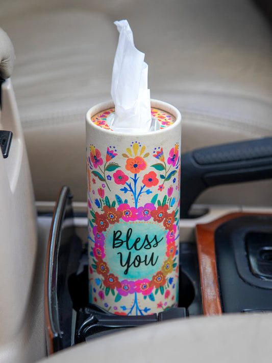 Car Tissues, Set of 3 - Bless You-view 1