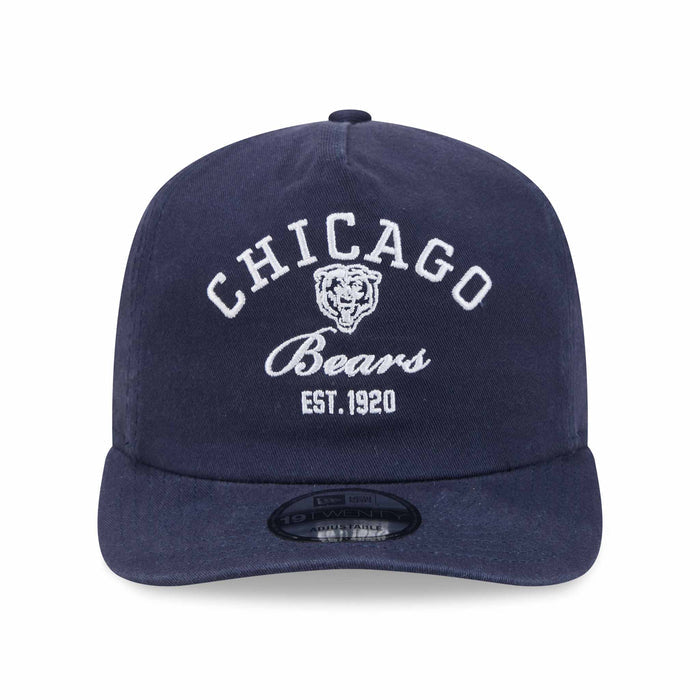 Chicago Bears Nike 1920 Stacked Classy Script Boxy Crown Navy Snapback Adjustable Cap