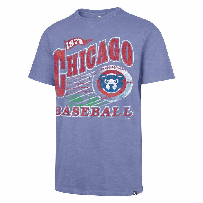 Chicago Cubs 47 Brand Game Worn Heavy SlubShort Sleeve T Shirt