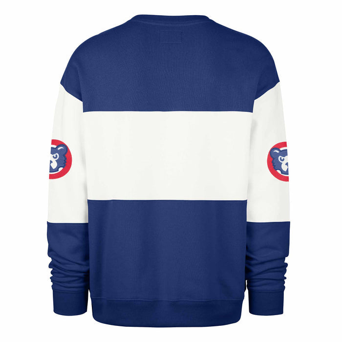 Chicago Cubs 47 Brand Royal Blue Maximalist Crewneck Sweatshirt