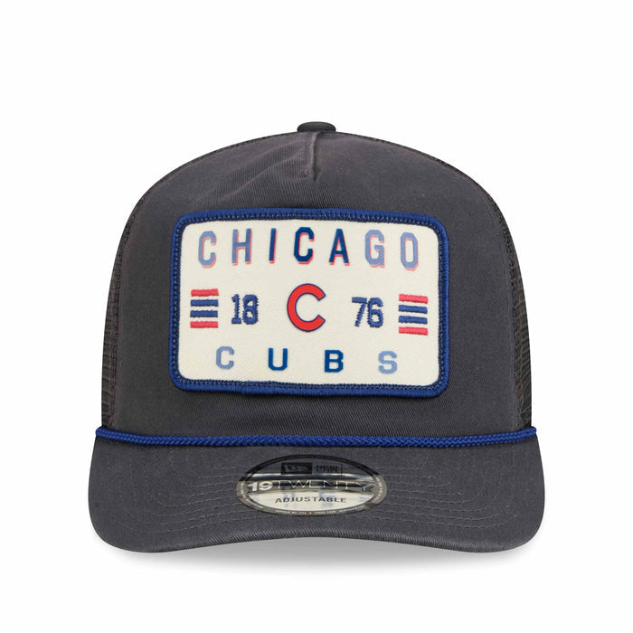 Chicago Cubs New Era Washed Mesh 19TWENTY Rope Adjustable Cap