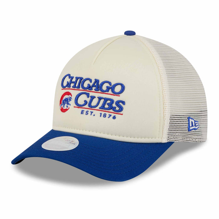 Chicago Cubs New Era Women's Two Tone Retro 9FORTY M Crown Adjustable Cap