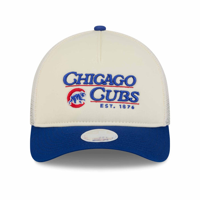 Chicago Cubs New Era Women's Two Tone Retro 9FORTY M Crown Adjustable Cap