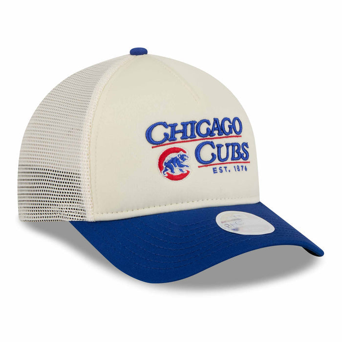 Chicago Cubs New Era Women's Two Tone Retro 9FORTY M Crown Adjustable Cap