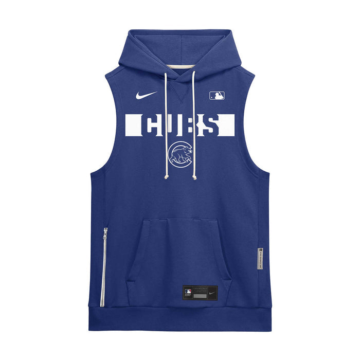 Chicago Cubs Nike Royal Authentic Collection Standard Issue Dri-FIT Sleeveless Hoodie