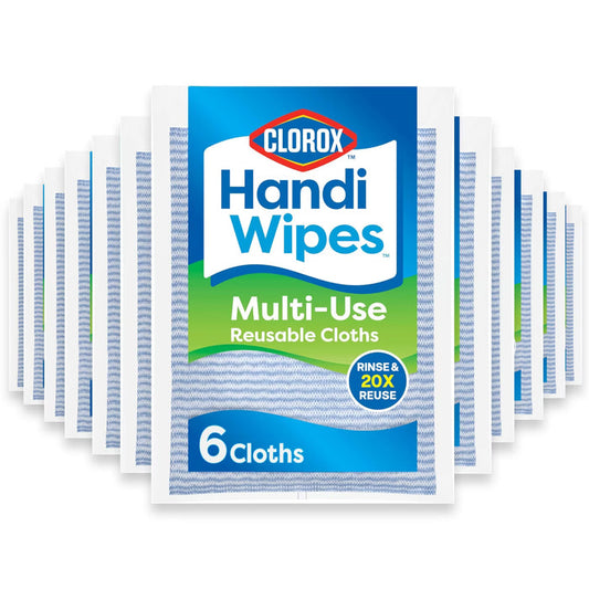 Clorox Handi-Wipes Multi-Purpose Reusable Cleaning Wipes - 6 Ct - 15 Pack