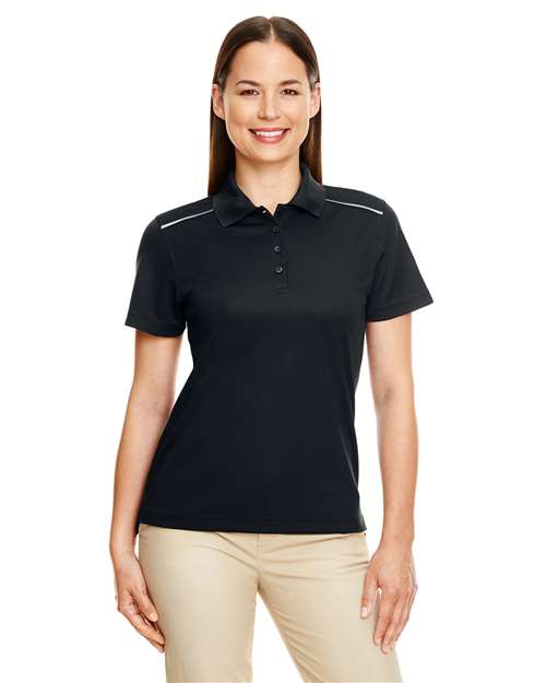 CORE365 78181R - Women's Radiant Performance Piqué Polo with Reflective Piping