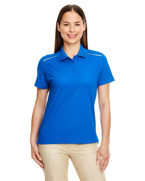 CORE365 78181R - Women's Radiant Performance Piqué Polo with Reflective Piping