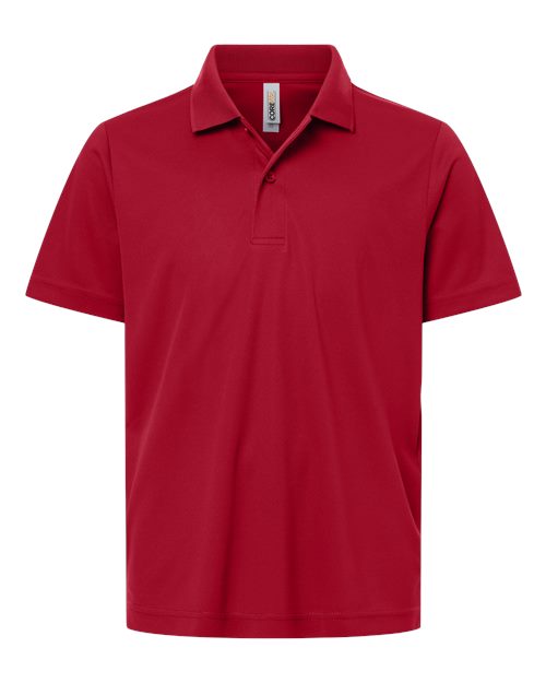 CORE365 CE108Y - Youth Nova Performance Pique Polo