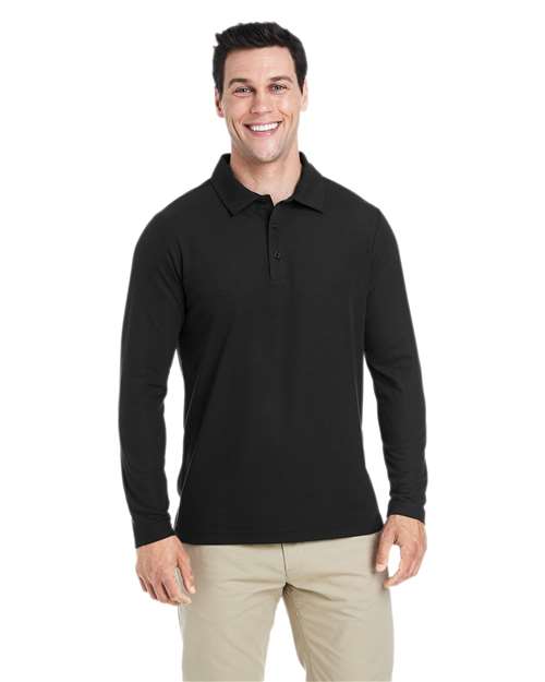 CORE365 CE112L - Men's Fusion ChromaSoft™ Long Sleeve Pique Polo