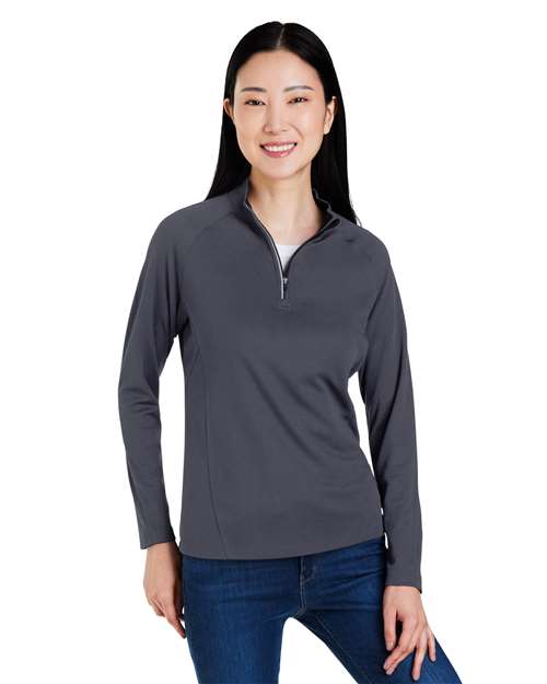 CORE365 CE418W - Women's Origin Performance Pique Quarter-Zip Pullover