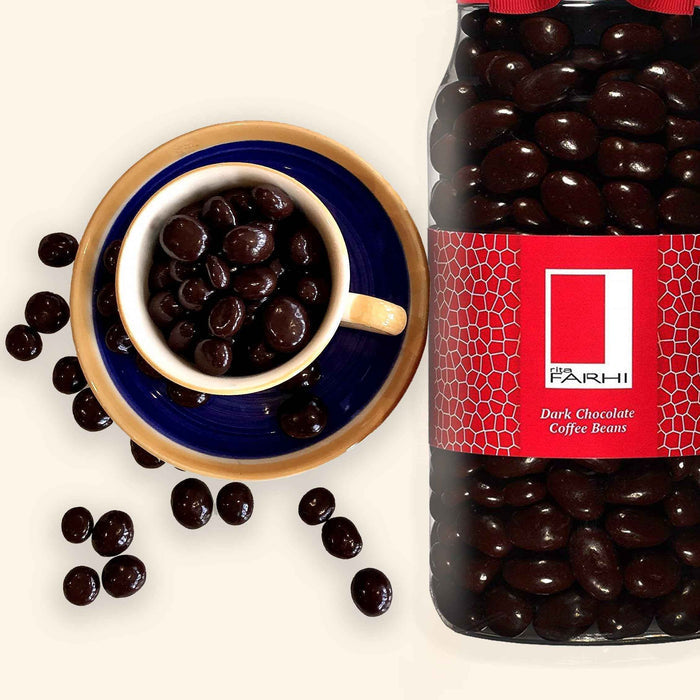 Dark Chocolate Coated Roasted Coffee Beans, Palm Oil Free, 740g