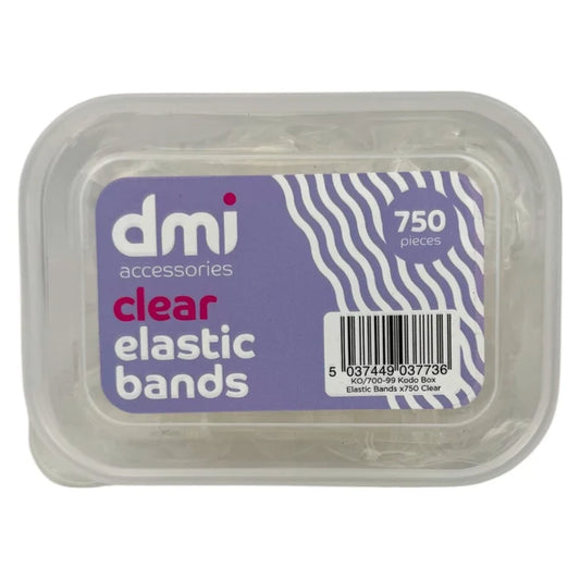dmi Accessories  Clear Elastic Bands 750pk